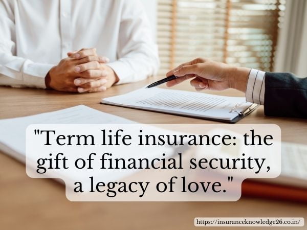 "Protect your family's future with term life insurance - a temporary shield against life's uncertainties."
