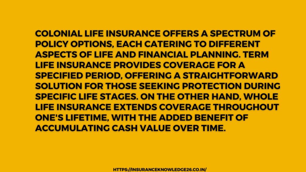 Colonial Life Insurance Quotes